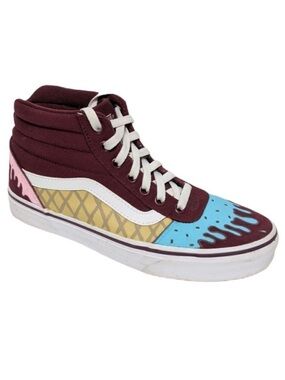 VANS Custom Ice Cream Drip Sk8 Hi Sneakers 7.5